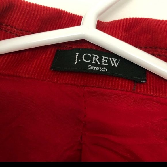 J Crew Red Corduroy Jacket - Picture 3 of 6